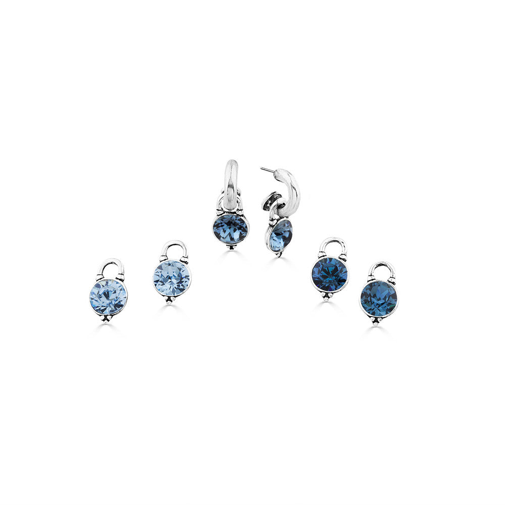 Denim Charms Earring Set