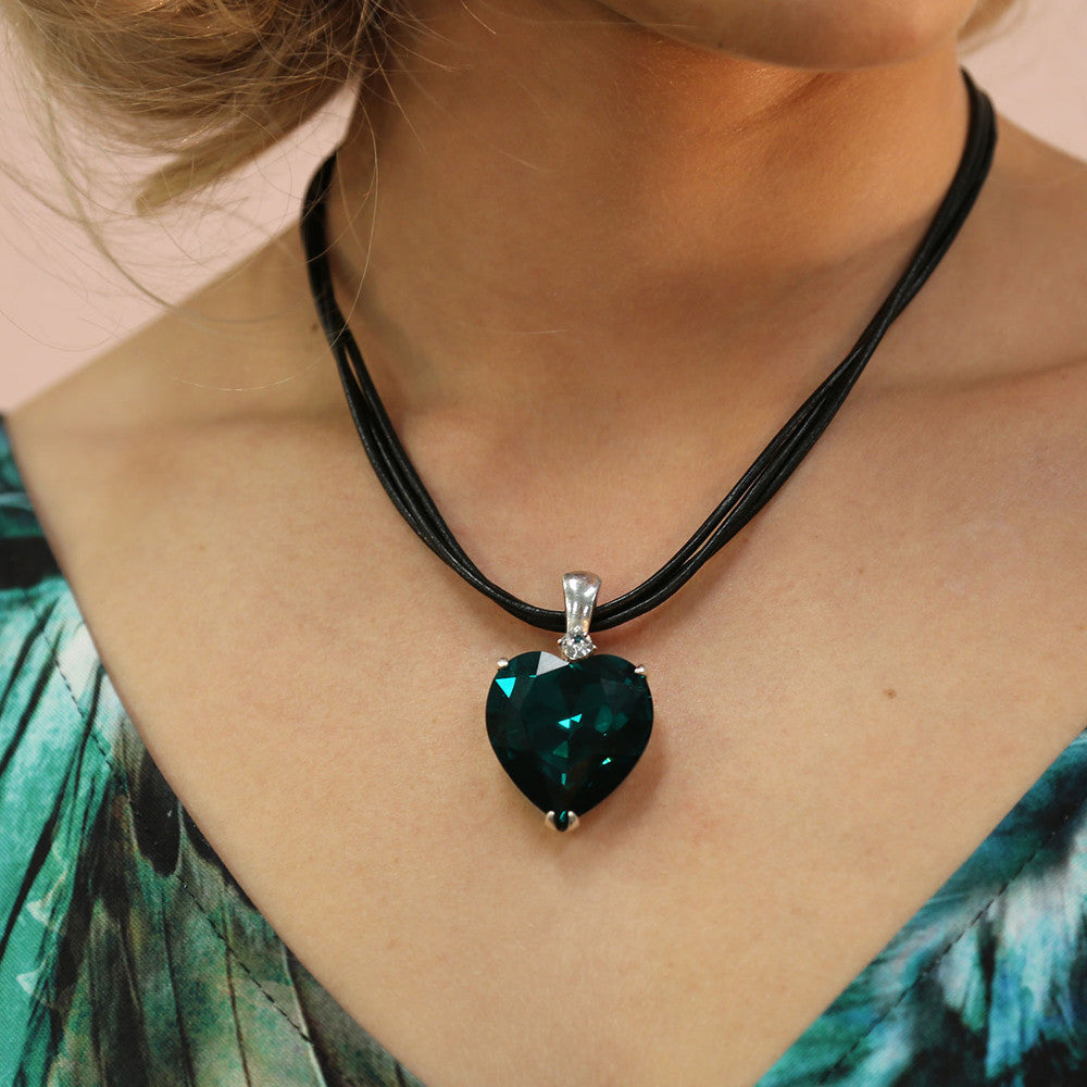 Shadow Leather Necklace. N1565