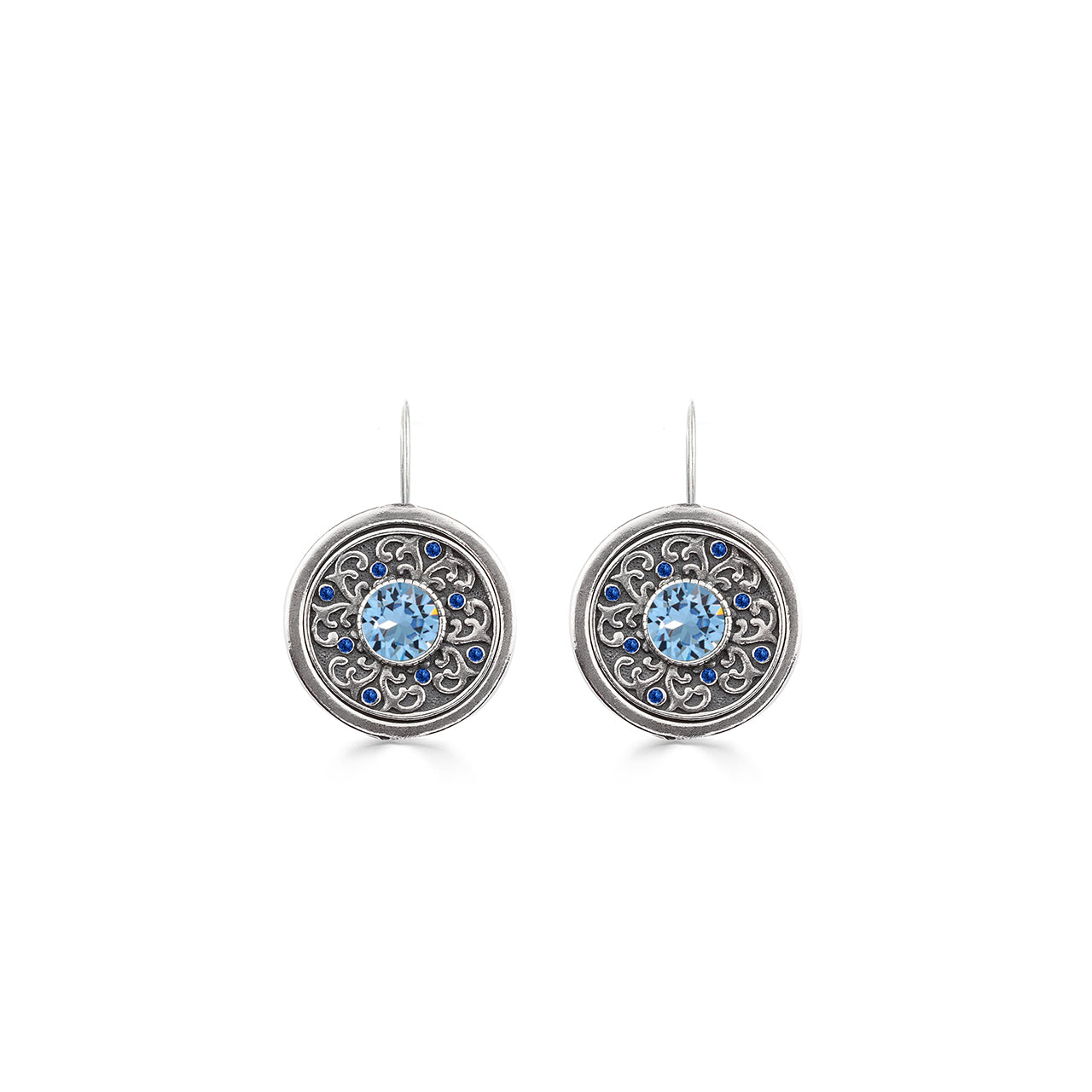 Enchanted Medallion Drop Earrings (E6054)