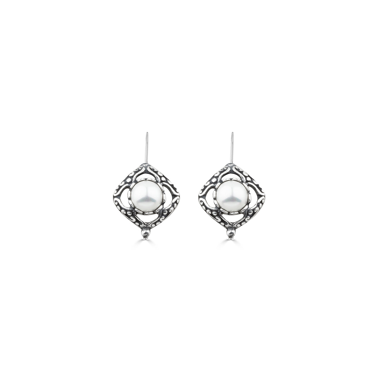 Pearl Lace Earrings (E6065)
