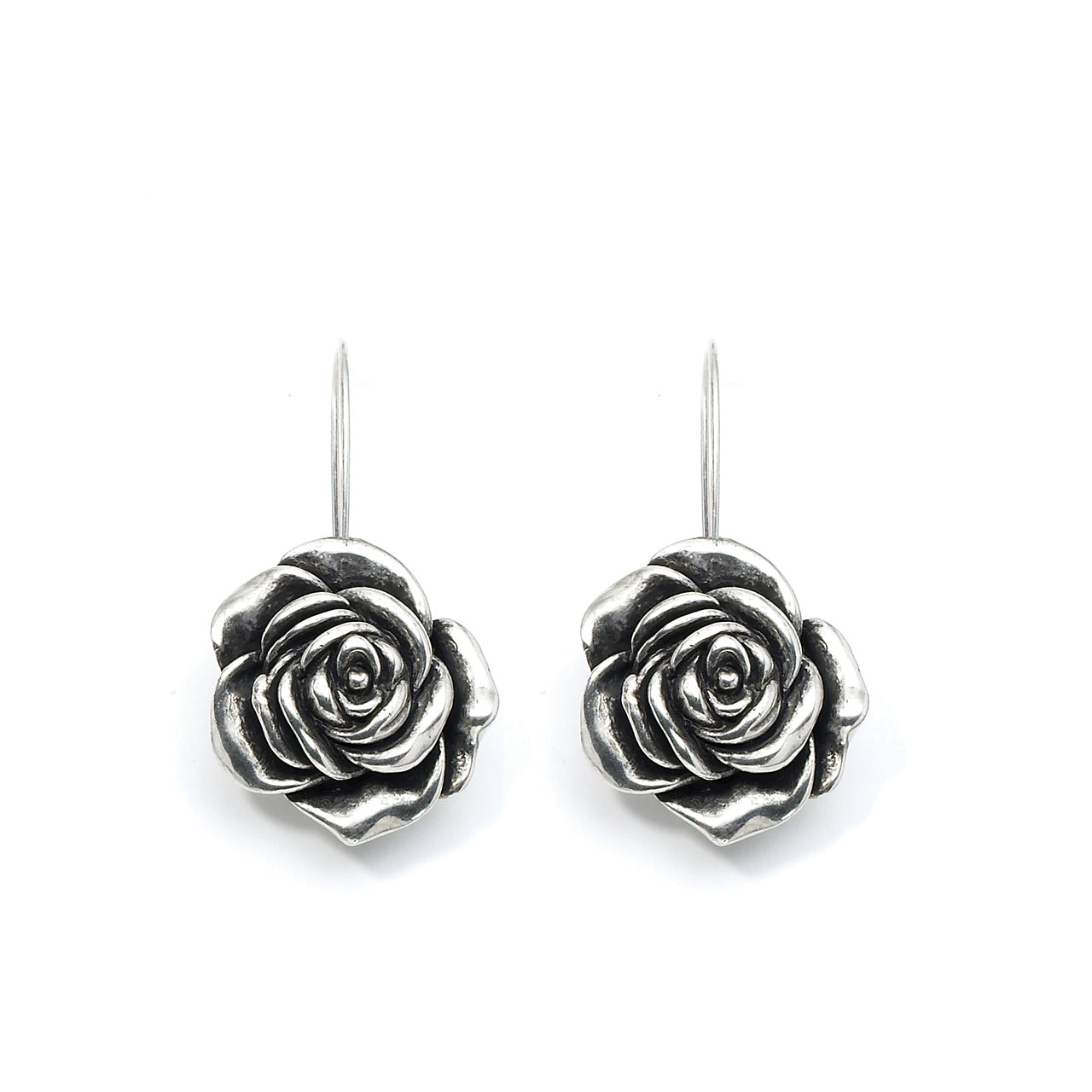 Bold Wild Rose Drop Earrings (E2015)