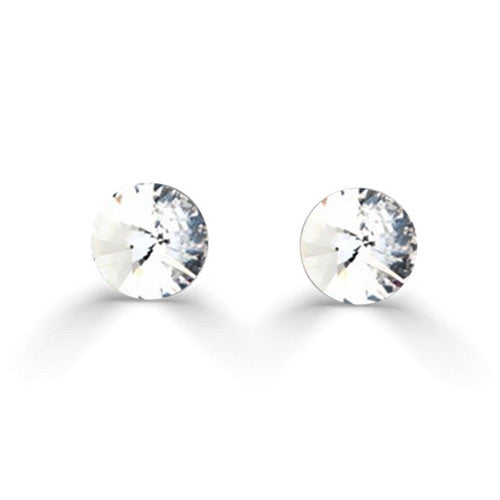 10mm Rivoli Crystal Studs. E6036
