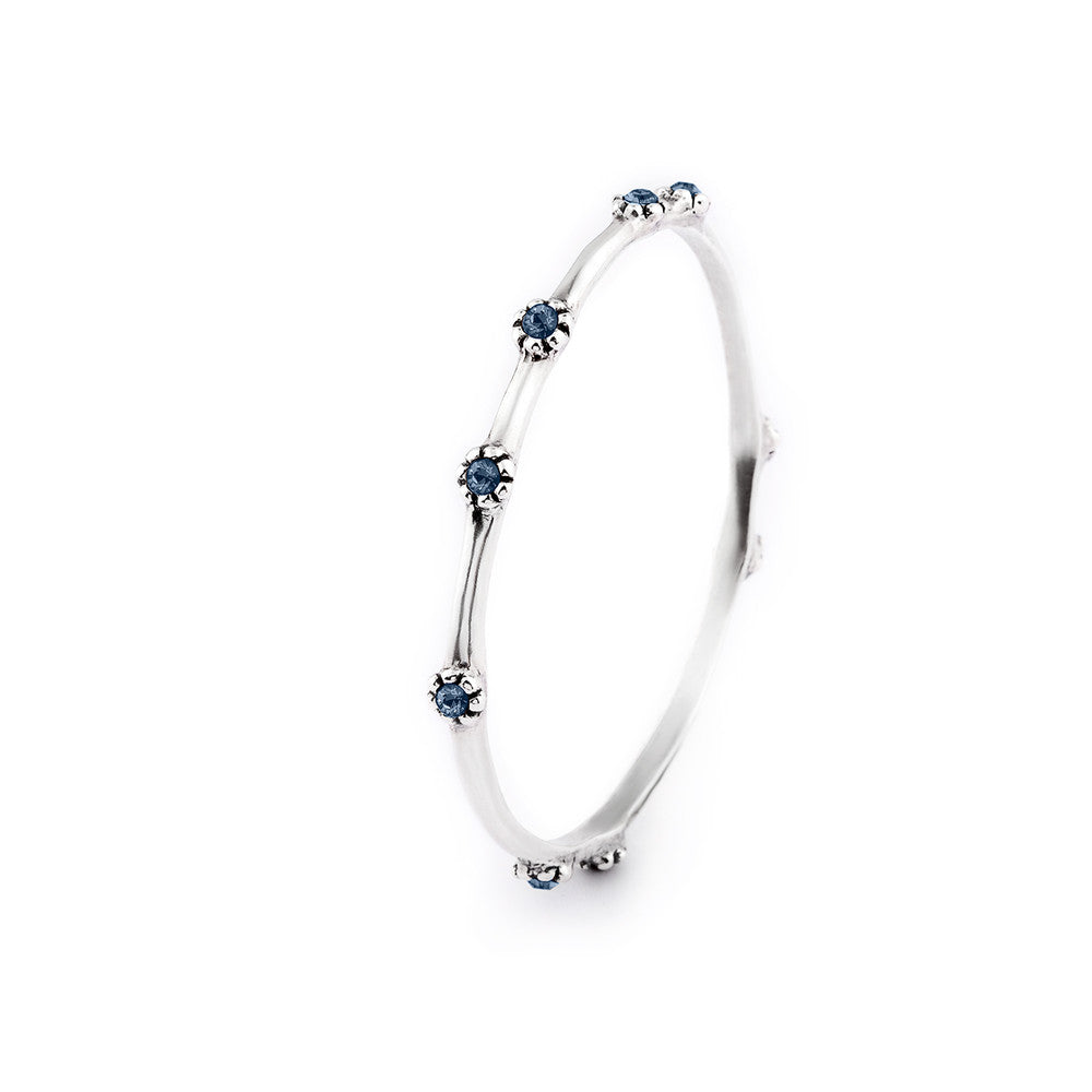 Denim Blue Radiance Bangle