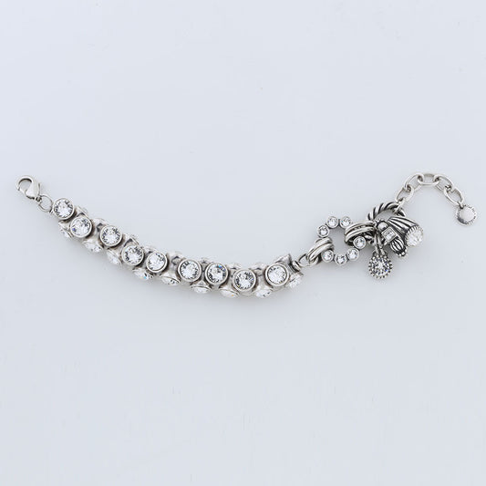 B.Silver Chucky Twist Bracelet