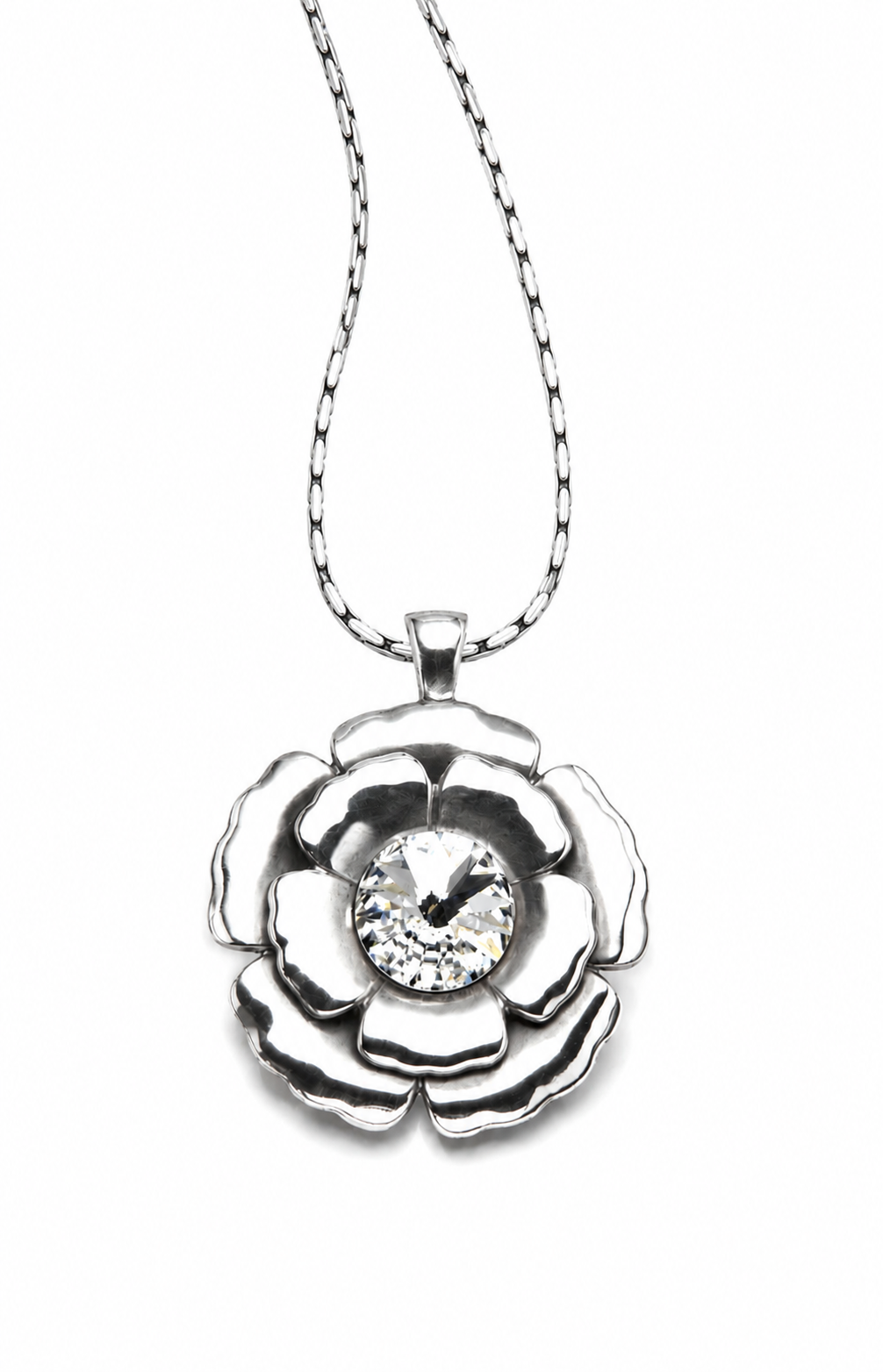 Camelia Flower Pendant.