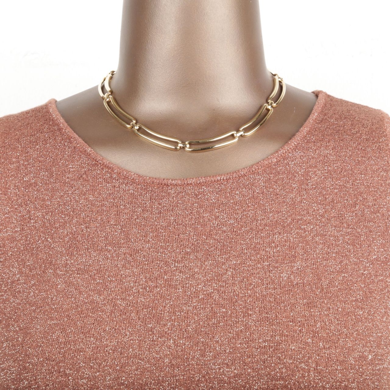 Urban Cool 18ct gold-plated Chain Link Necklace. N2077