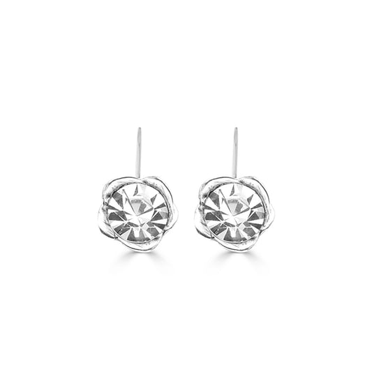 Crystal Petal Mini Drop Earrings (E6064)