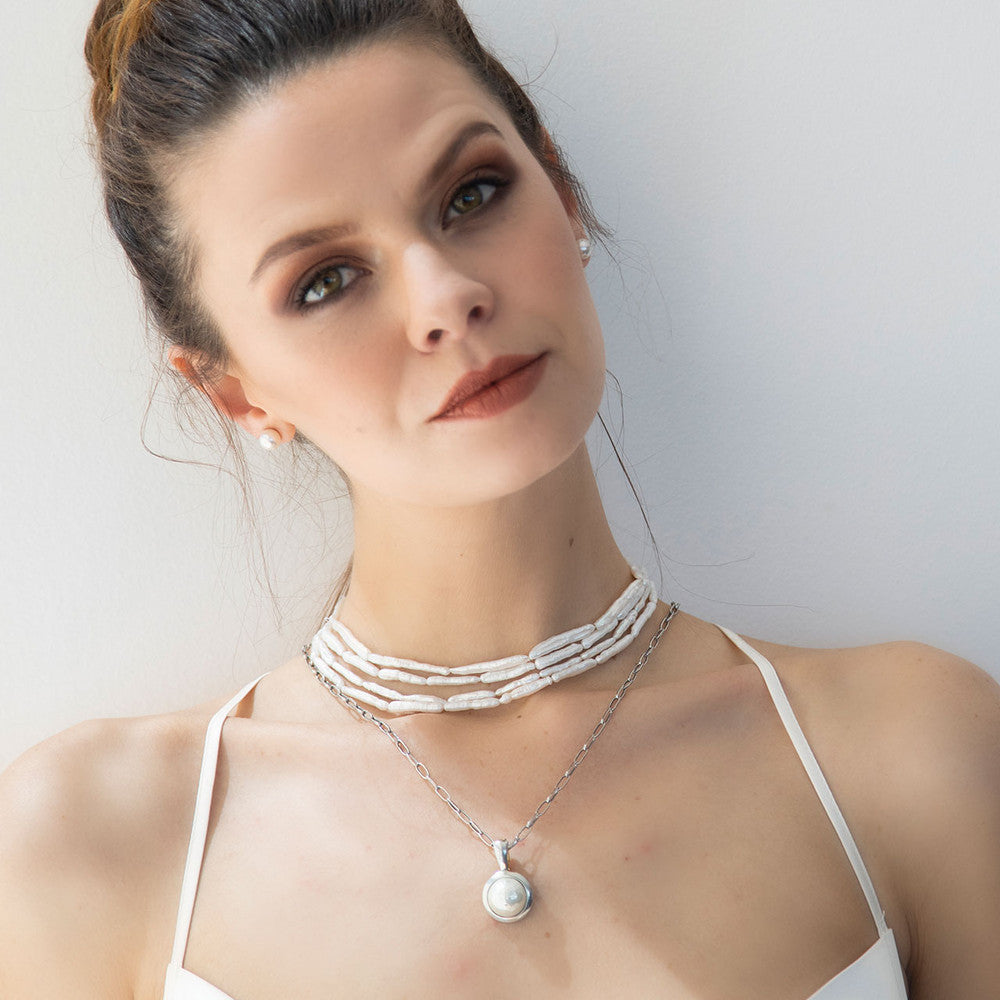 South Sea Glass Pearl Pendant.