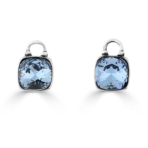 Denim Love To Love Earrings Charms  (hoops not included)