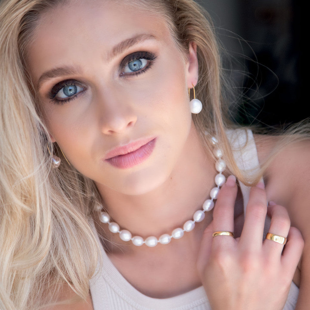 Gold Vermeil/ Sterling Silver 5mm Band. RR507