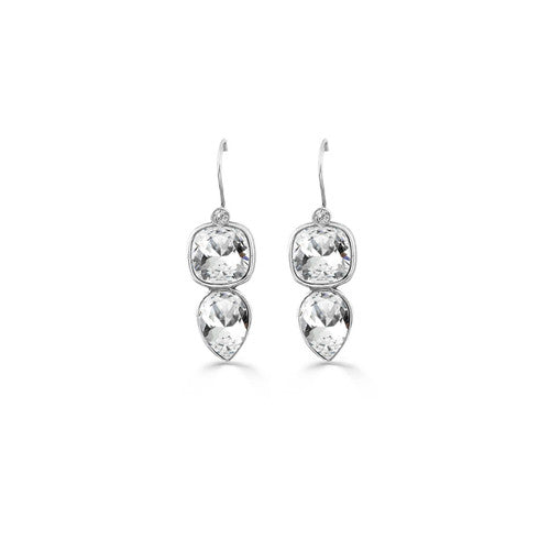 Treasured Double Crystal Earrings. E5247