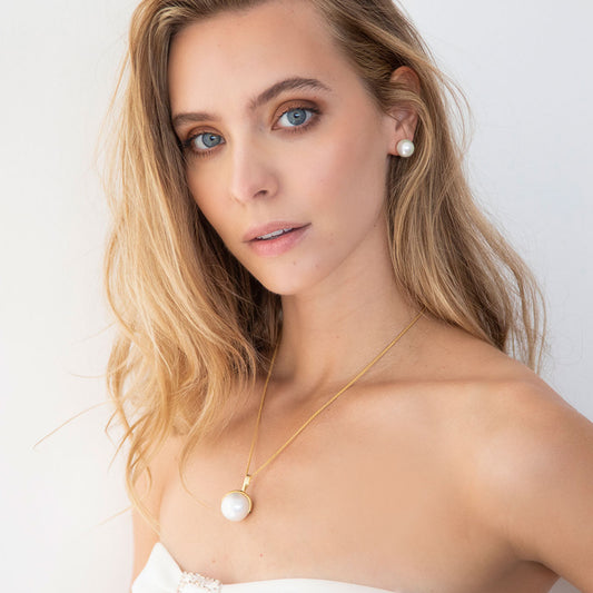 18ct Gold Vermeil Pearl Pendant