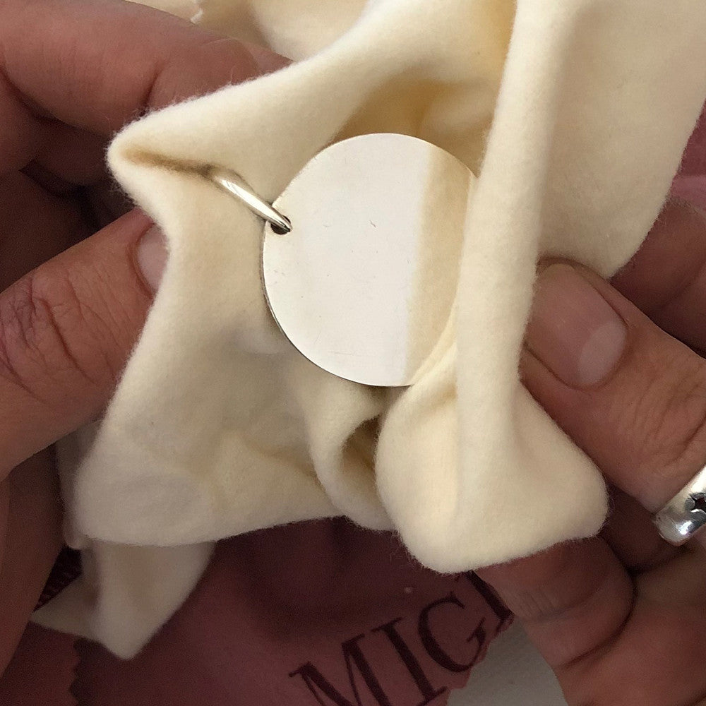 Sterling Silver 925 Bold Disc Pendant