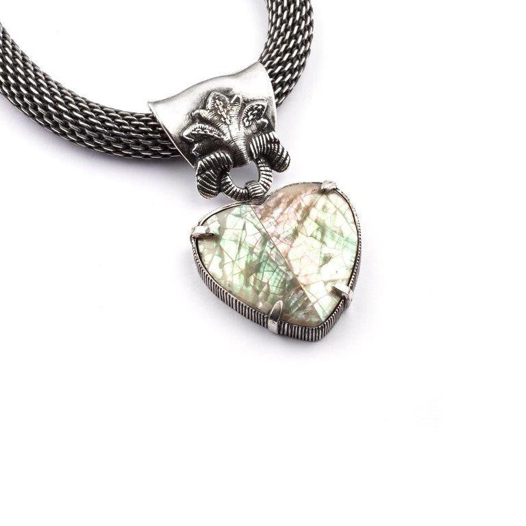 Burnished Silver Mother Of Pearl Enhancer