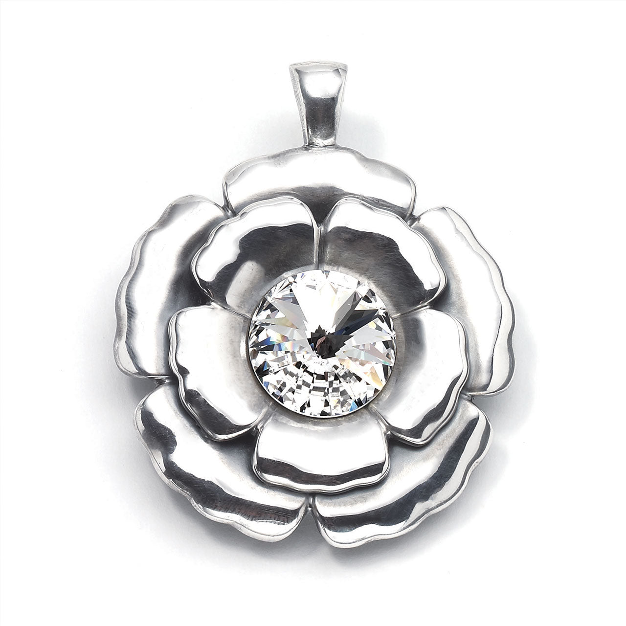 Camelia Flower Pendant.