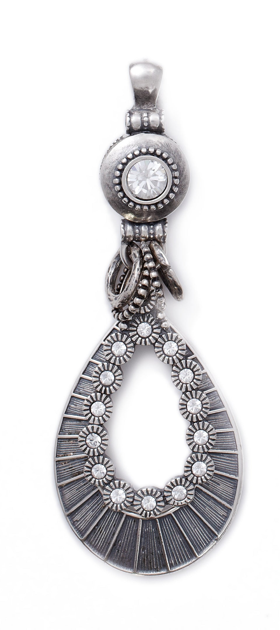 Crystal Teardrop Pendant