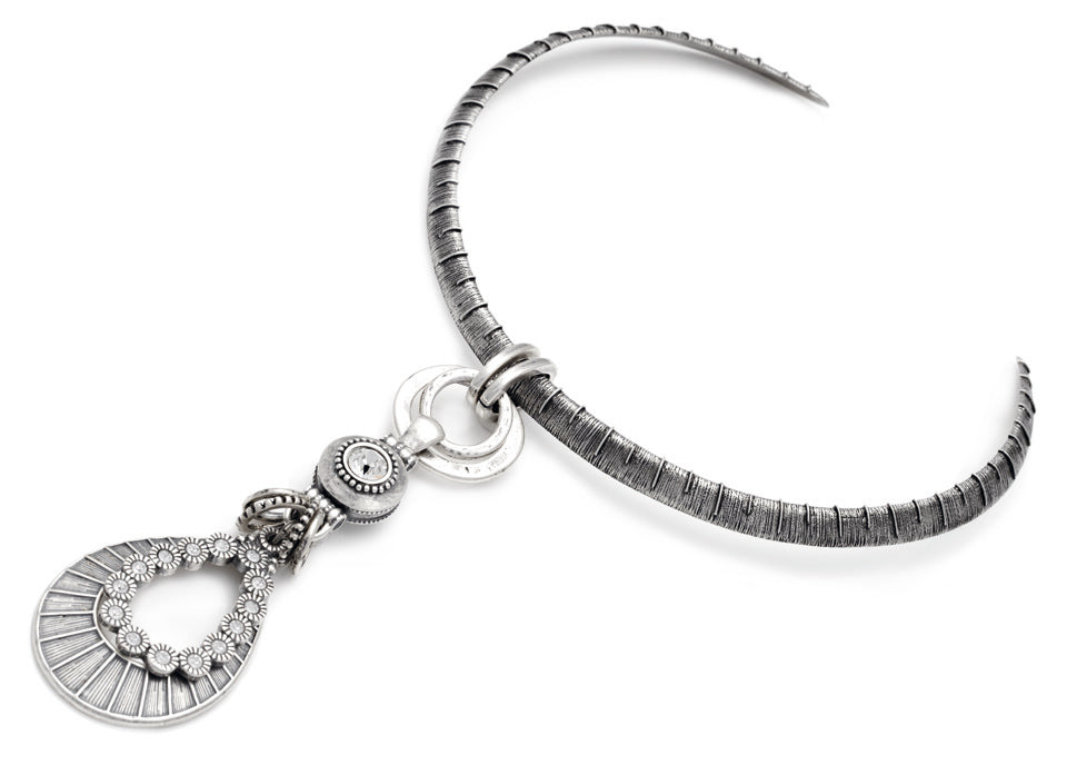Crystal Teardrop Pendant