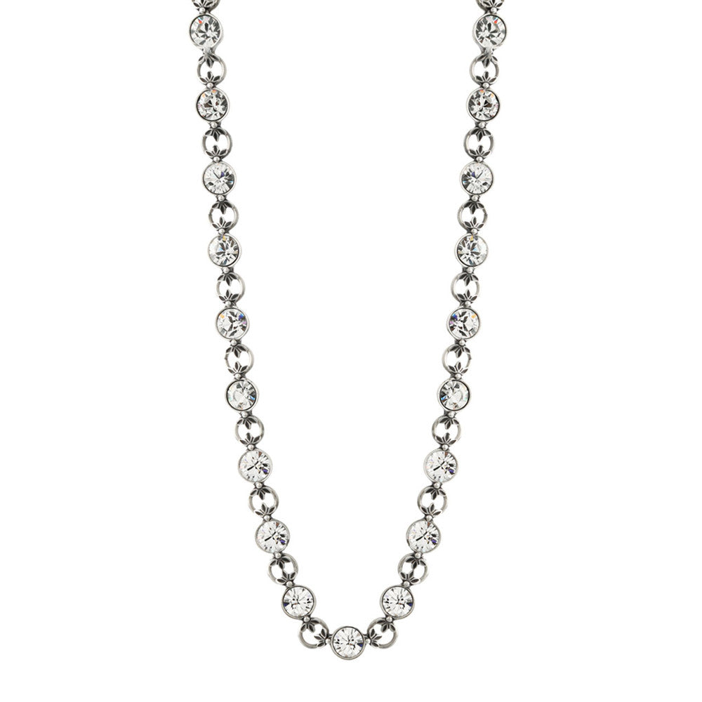 Lily Rose Necklace (N1514)

Sleek, sparkling and oh-so-stylish

• Miglio burnished silver
• 8mm Swarovski® crystal
• secure lobster clasp fastening
• 40cm with adjustable extender