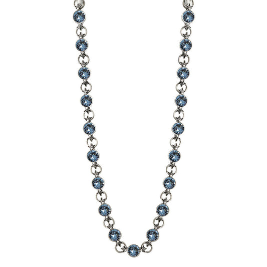 Denim Lily Rose Necklace. N1515