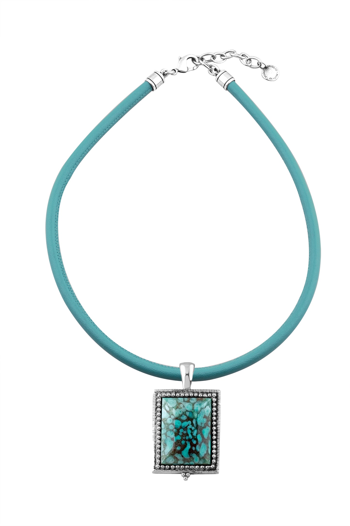 Turq Stone Pendant.