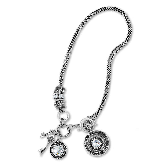 Mozaic Crystal Necklace