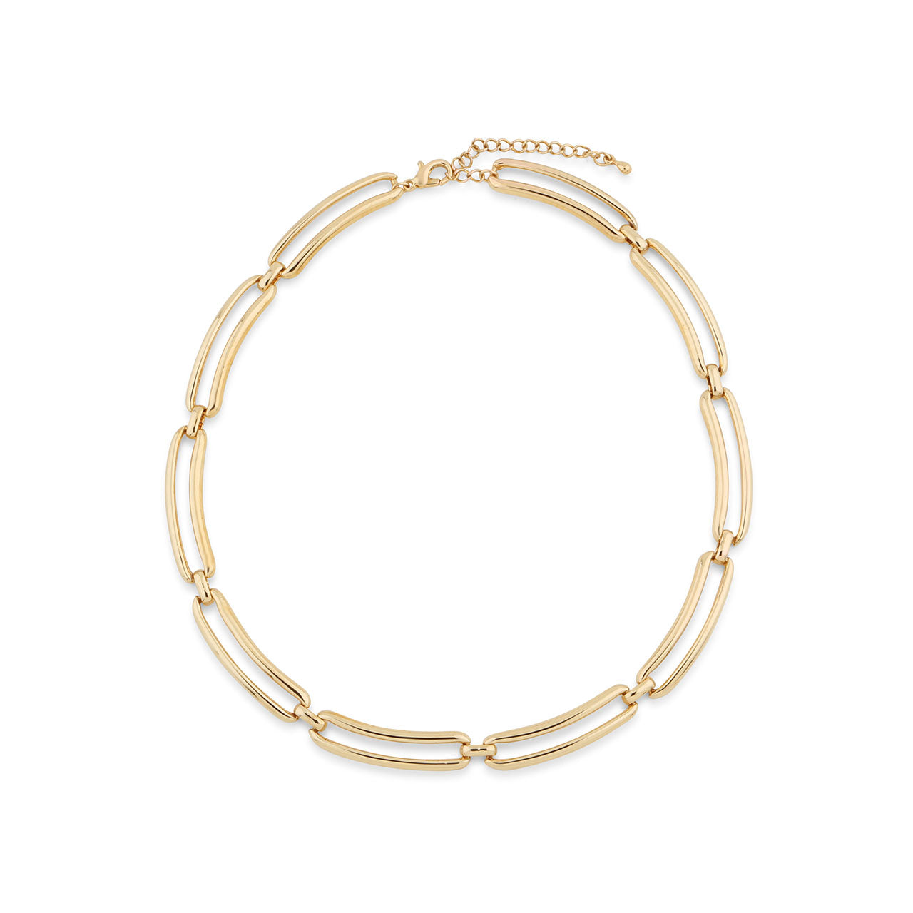 Urban Cool 18ct gold-plated Chain Link Necklace. N2077