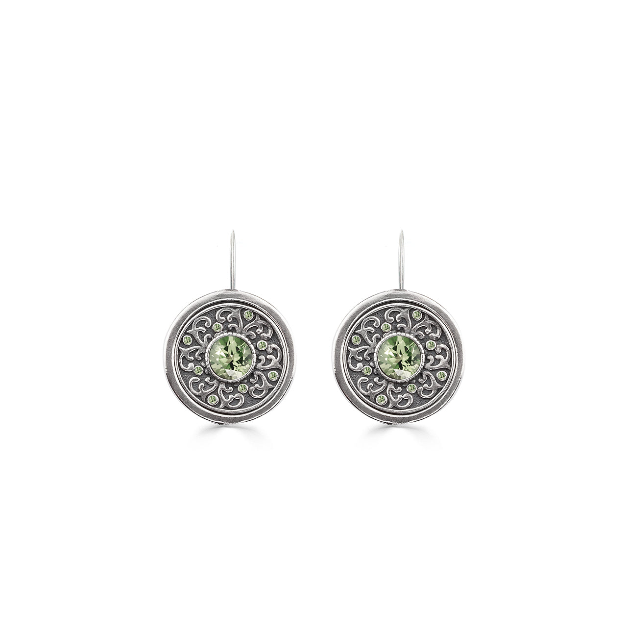 Enchanted Medallion Drop Earrings (E6054)