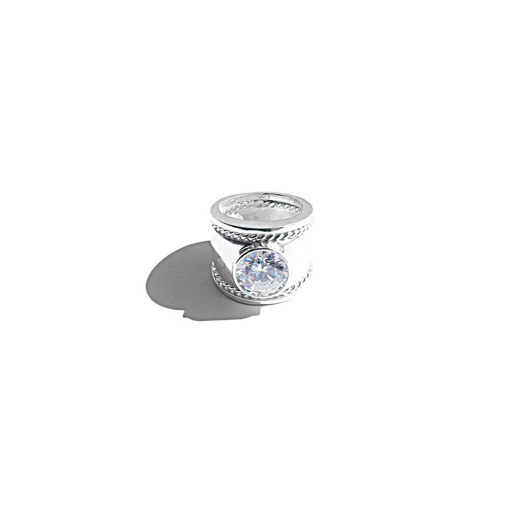 Touch of Sparkle Sterling Silver Cocktail Ring. RR497