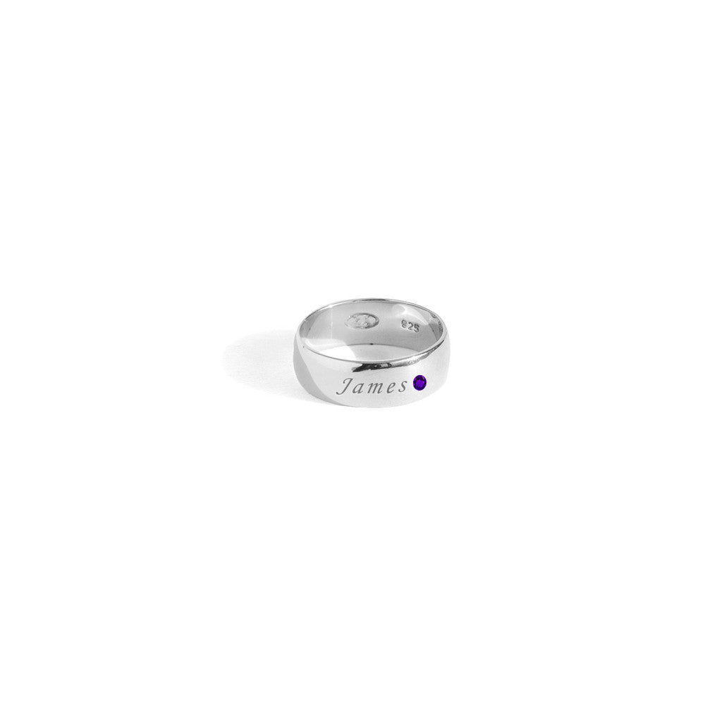 Miglio Sterling Silver 5mm Band.