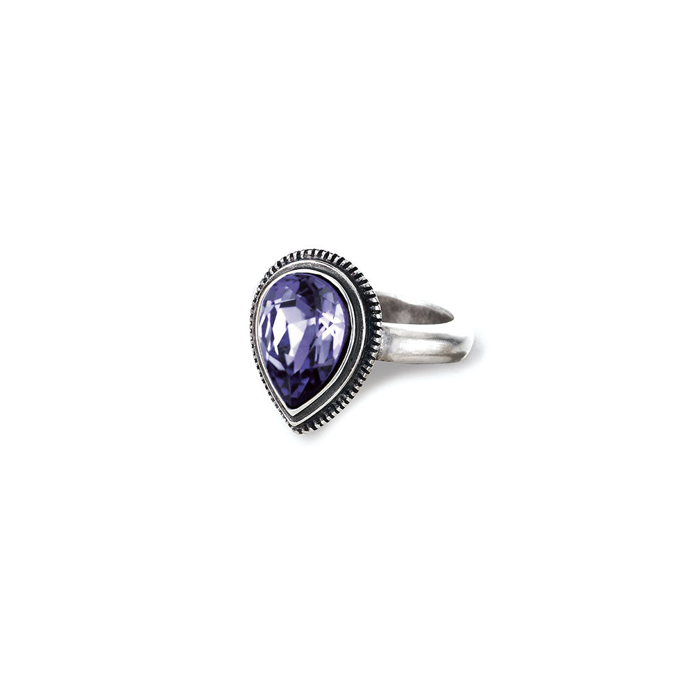 Swarovski Crystal Teardrop Ring
