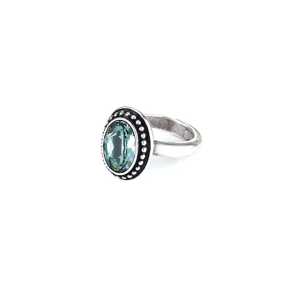 Swarovski Crystal Oval Ring