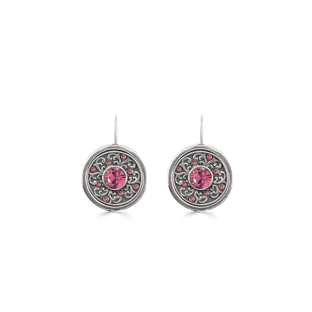 Enchanted Medallion Drop Earrings (E6054)