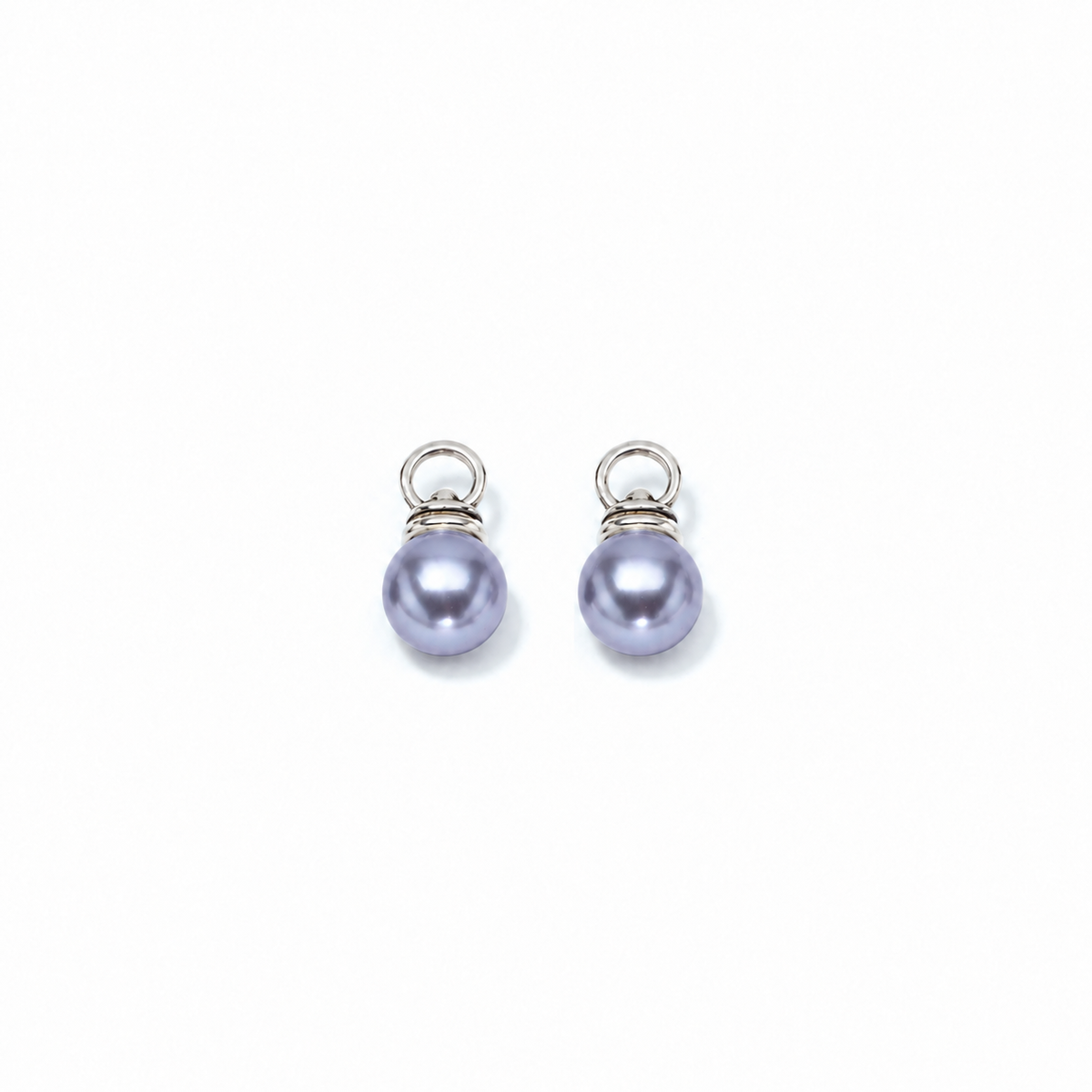 Tanzanite Pearl Earring Charms