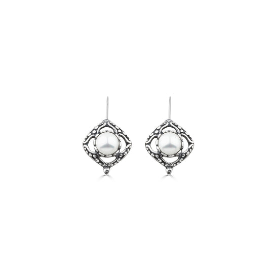Pearl Lace Earrings (E6065)