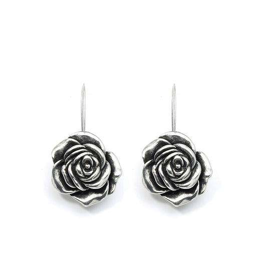 Bold Wild Rose Drop Earrings (E2015)
