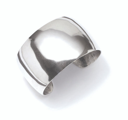 Burnished Silver Cuff Bracelet