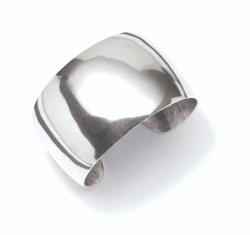 Burnished Silver Cuff Bracelet