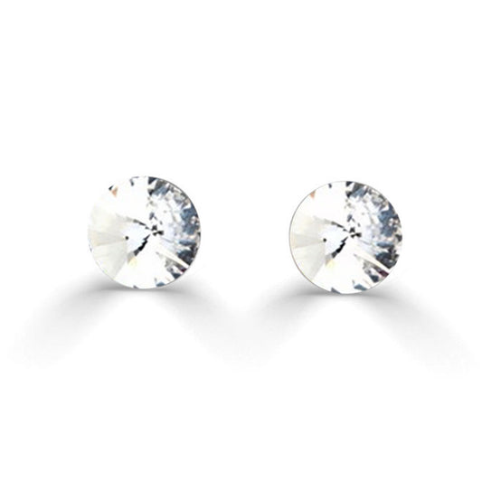 8mm Rivoli Swarovski crystal Stud Earrings. E5561