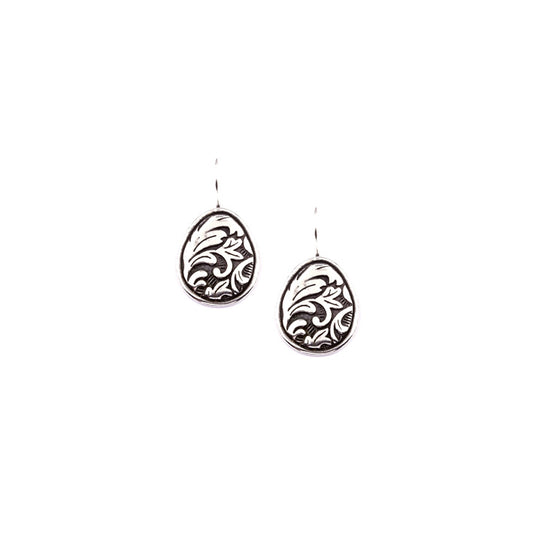 Floral Arabesque Drop Earrings (E2508)