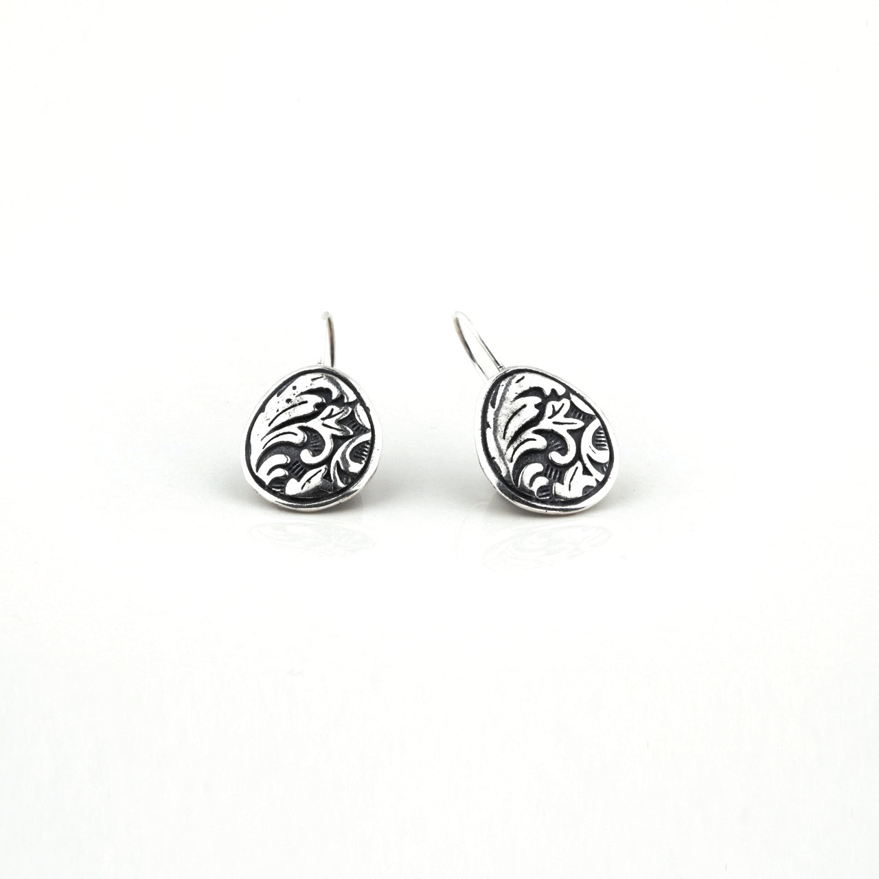 Floral Arabesque Drop Earrings (E2508)