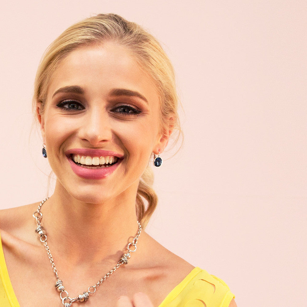 12mm Rivoli Swarovski crystal Drop Earrings. NEW COLOURS