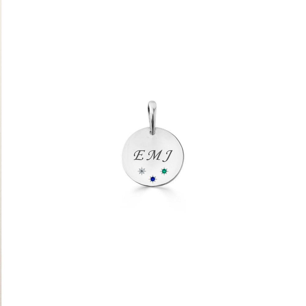 Sterling Silver 925 Bold Disc Pendant
