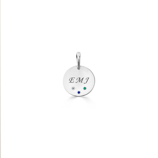 Sterling Silver 925 Bold Disc Pendant