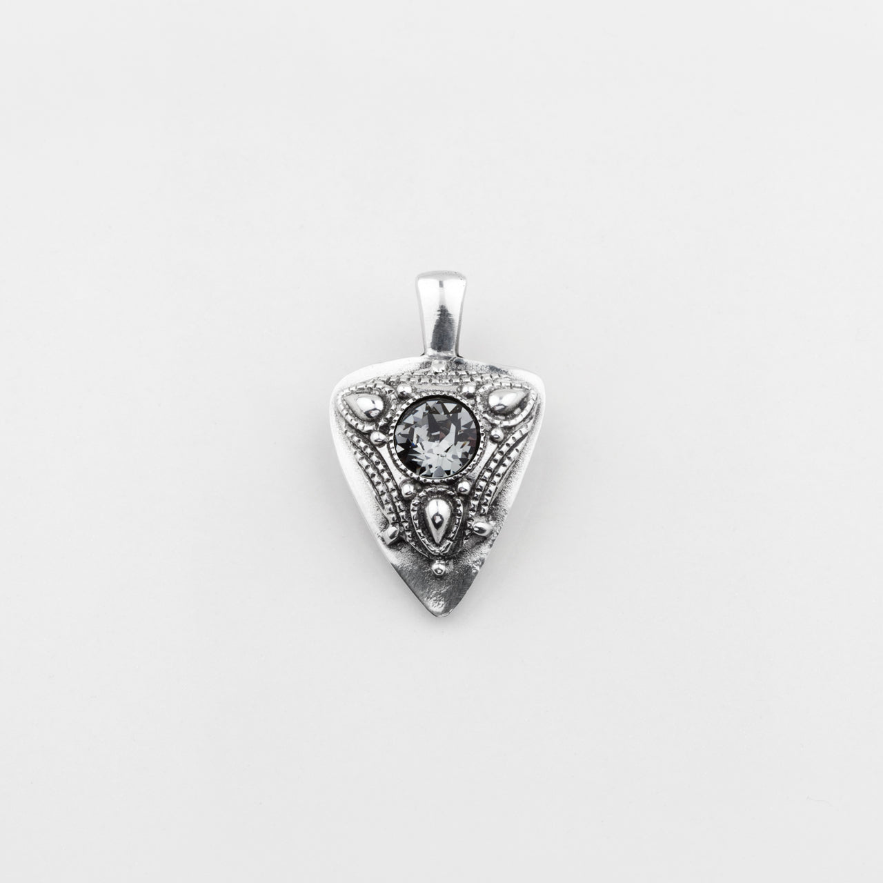 Black Diamond Swarovski Crystal Pendant.