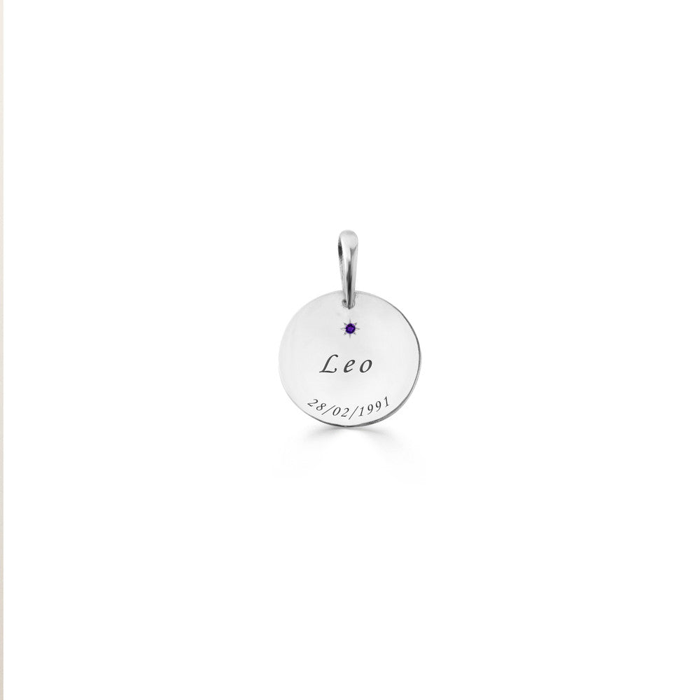 Sterling Silver 925 Bold Disc Pendant