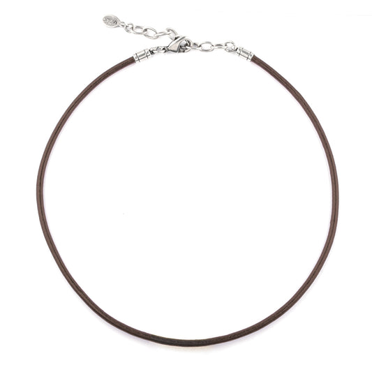 Brown Leather Necklace. N1332
