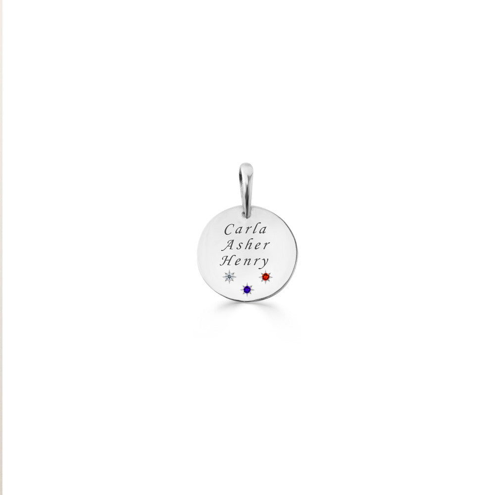 Sterling Silver 925 Bold Disc Pendant