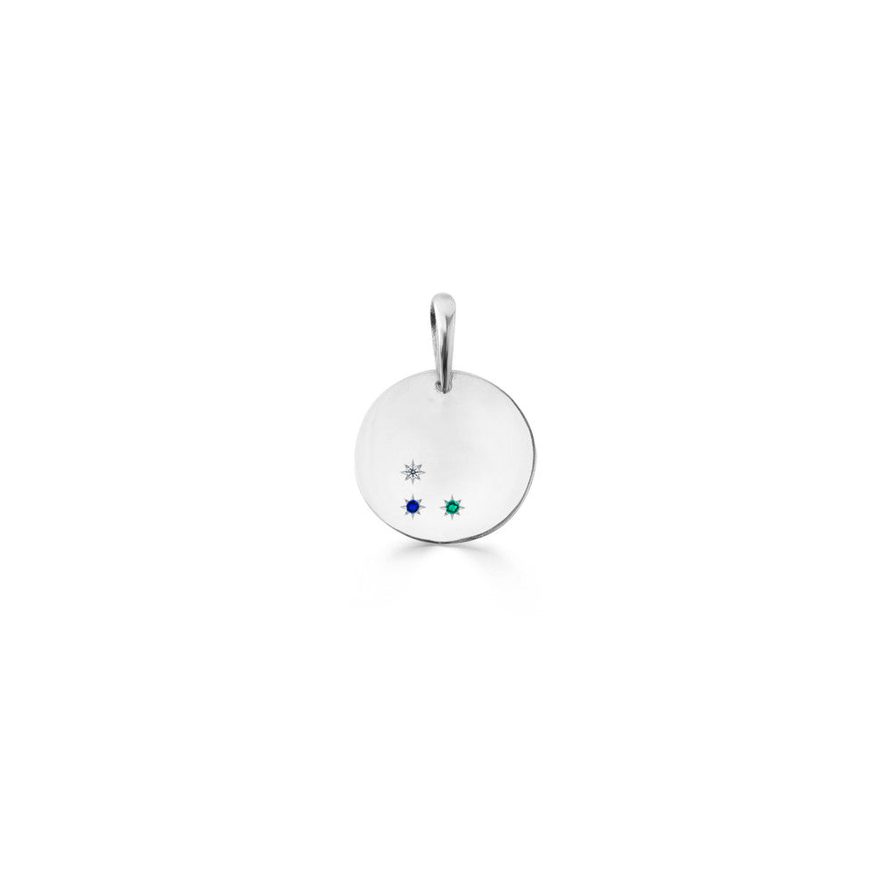 Sterling Silver 925 Bold Disc Pendant
